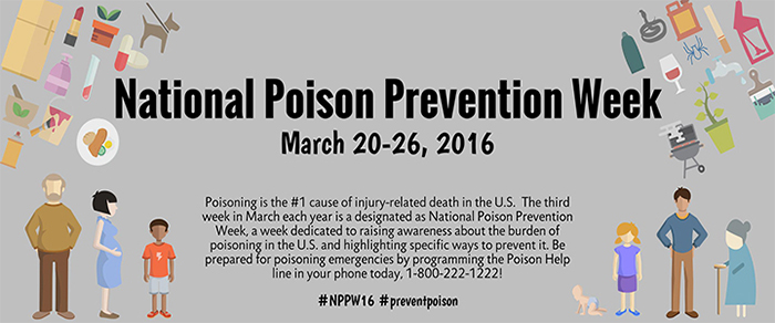 Maryland Poison Center Celebrates National Poison Prevention Week