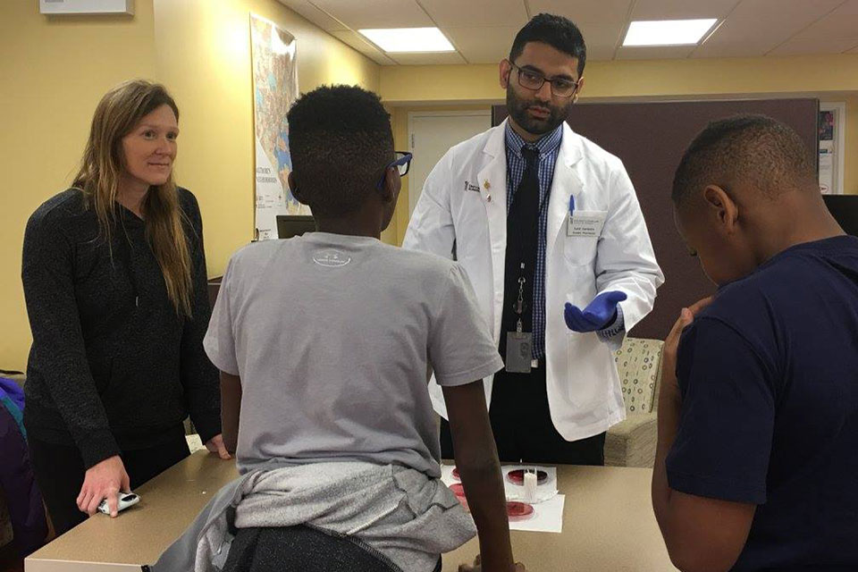 Student Pharmacist Teaches Local Students about Infectious Diseases