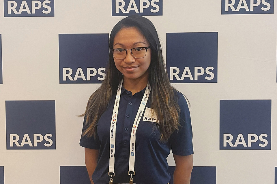 Susan Luong attending the RAPS Convergence 2022 conference.